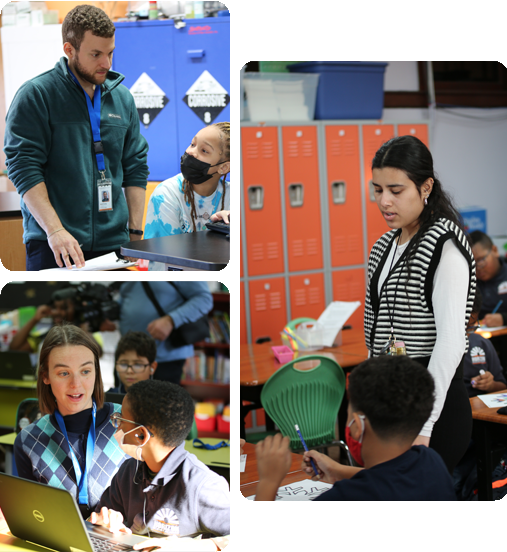 A collage of three HSA Teachers.